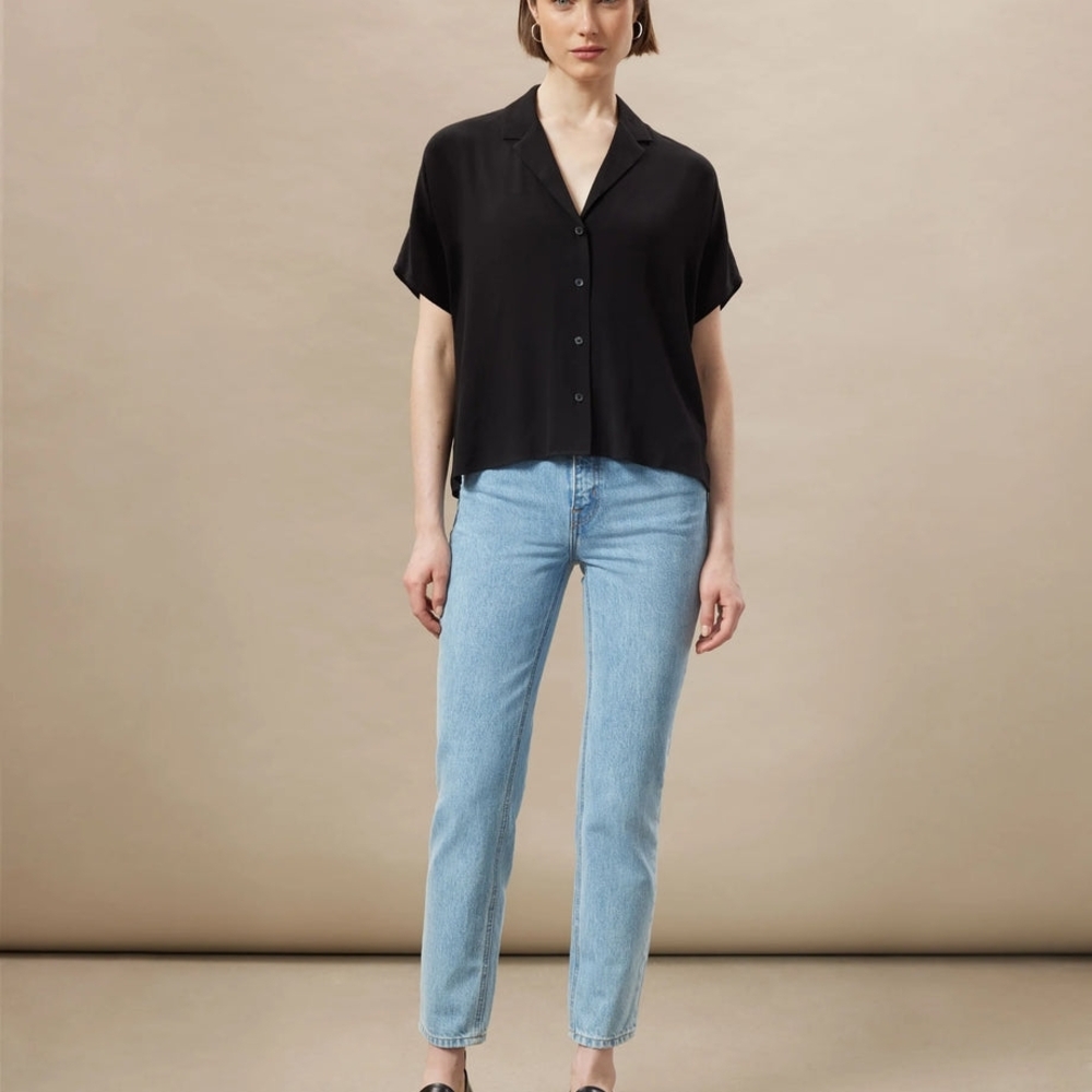 Frank & Oak High Rise Light Blue Women's Jeans